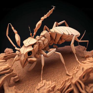 3D модель Phalacromyrmex fugax (STL)